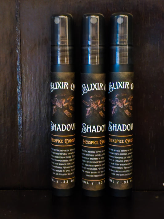 Elixir of Shadows: Enchanting Hexspice Cologne and Mist Spray